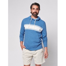 Surf Stripe Slub Hoodie - Blue Horizon