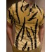 Tiger Texture Comfort Short Sleeve Polo Shirt